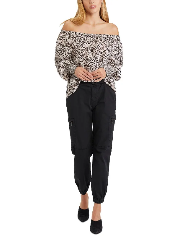 Relaxed-Fit Unisex Fashion For All-Day Comfort Casual Yet Chic Sales Sunshine Womens Animal Print Smocked Pullover Top Relaxed-Fit Unisex Fashion For All-Day Comfort Casual Yet Chic Sales Sunshine Womens Animal Print Smocked Pullover Top