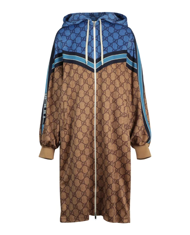 Women's Elegant Apparel Day-To-Night Styles Oversized Technical Jersey Long Jacket