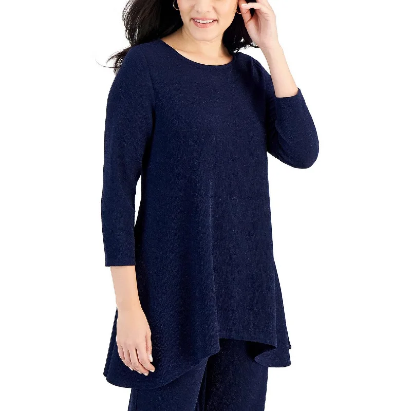 Chic And Contemporary Unisex Clothing Choices Seize Bargains Petites Womens Shiney Knit Pullover Top Chic And Contemporary Unisex Clothing Choices Seize Bargains Petites Womens Shiney Knit Pullover Top