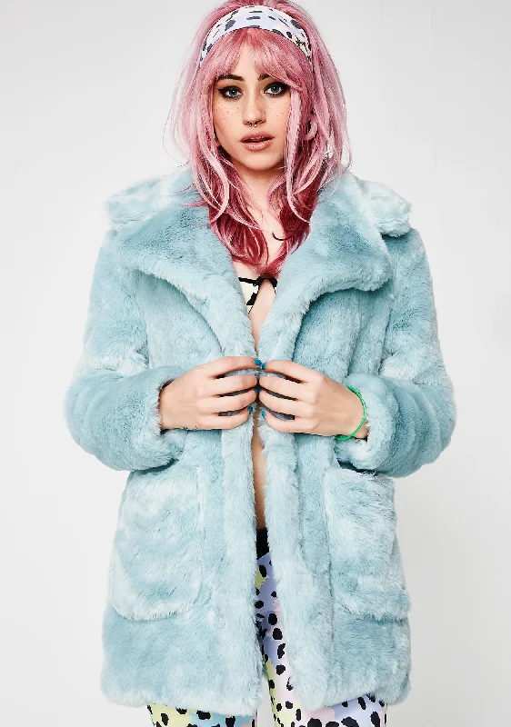 Candy Craving Faux Fur Coat