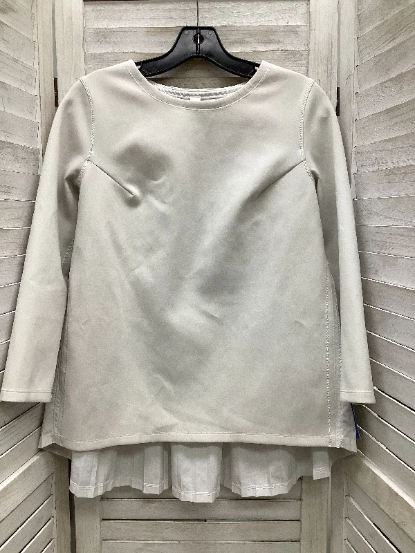 Top Long Sleeve By Lululemon In White, Size: 6