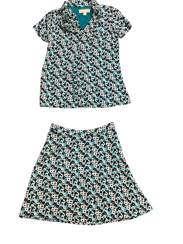 Skirt Set 2pc By Michael By Michael Kors In Blue, Size: Xxs