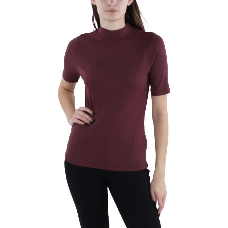 Versatile Gender-Free Wardrobe Essentials Exclusive Sale Womens Ribbed Mock Neck Pullover Top Versatile Gender-Free Wardrobe Essentials Exclusive Sale Womens Ribbed Mock Neck Pullover Top
