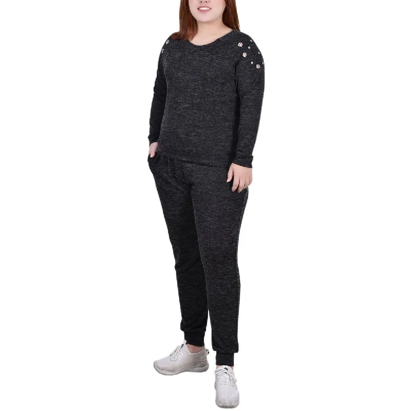 Sleek And Stylish Unisex Outerwear Hot Sale Plus Womens Gromet Scoop Neck Pullover Top Sleek And Stylish Unisex Outerwear Hot Sale Plus Womens Gromet Scoop Neck Pullover Top