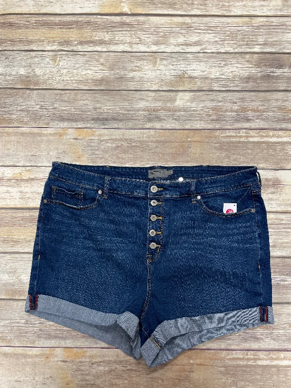 Blue Denim Shorts Torrid, Size 24