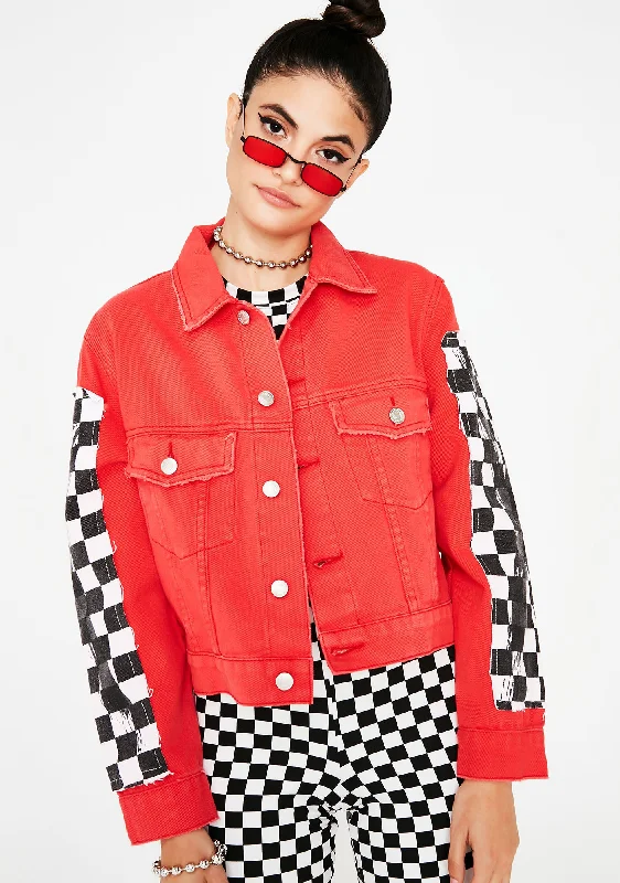 Take Control Checkered Jacket