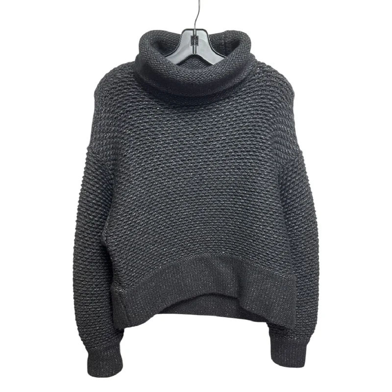 Wool Blend Turtleneck Sweater Unbranded In Black, Size: M