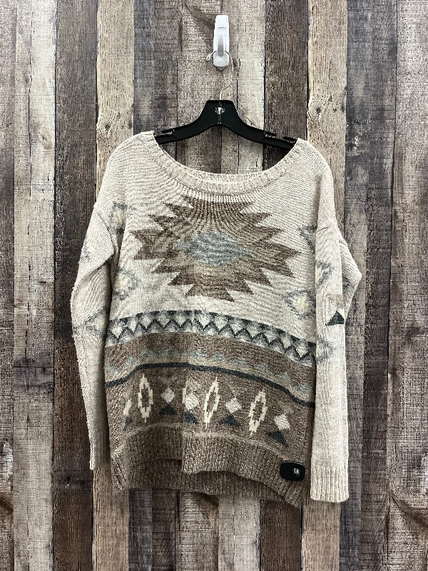 Sweater By American Eagle In Tan, Size: S