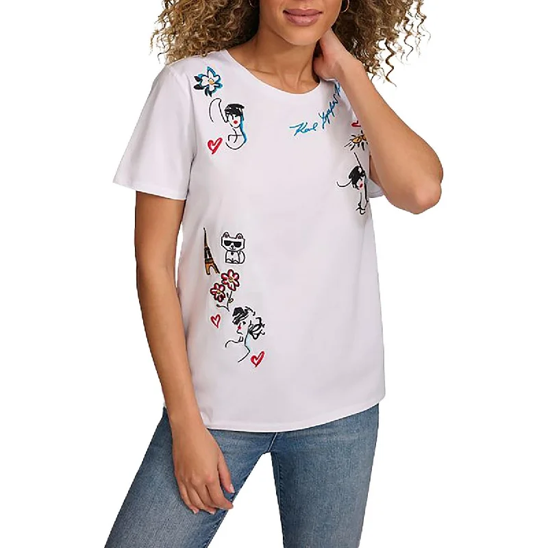 Unisex Casual Wear For All Seasons Save Big Womens Embroidered Crewneck Pullover Top Unisex Casual Wear For All Seasons Save Big Womens Embroidered Crewneck Pullover Top