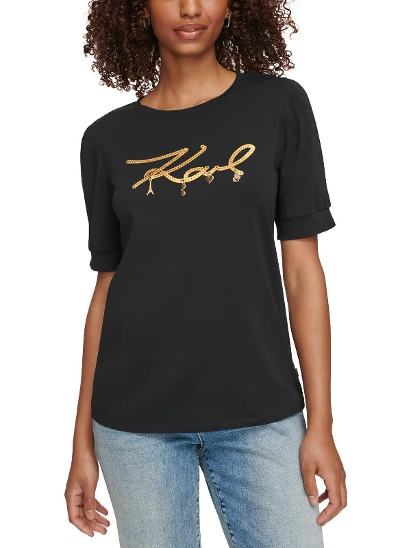 Effortless And Modern Unisex Dressing Daring Fashion Promotions Womens Logo Cotton Pullover Top Effortless And Modern Unisex Dressing Daring Fashion Promotions Womens Logo Cotton Pullover Top