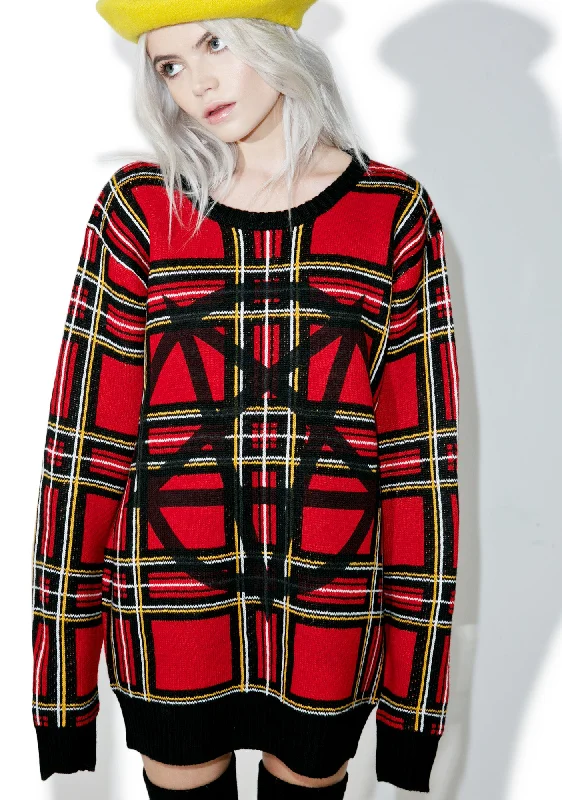 Sleek And Stylish Unisex Outerwear Huge Price Cut Beastplaid Pullover Sweater