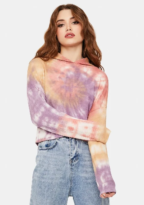 Trendy Unisex Fashion Sale Tie Dye Pullover Sweatshirt