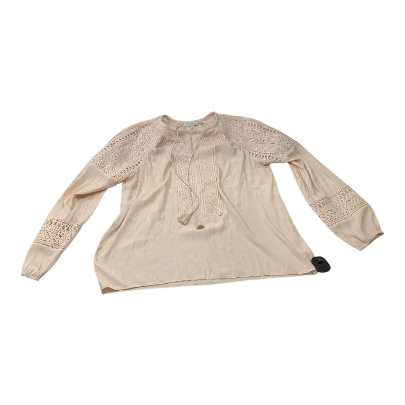 Top Long Sleeve By Ramy Brook In Pink, Size: L