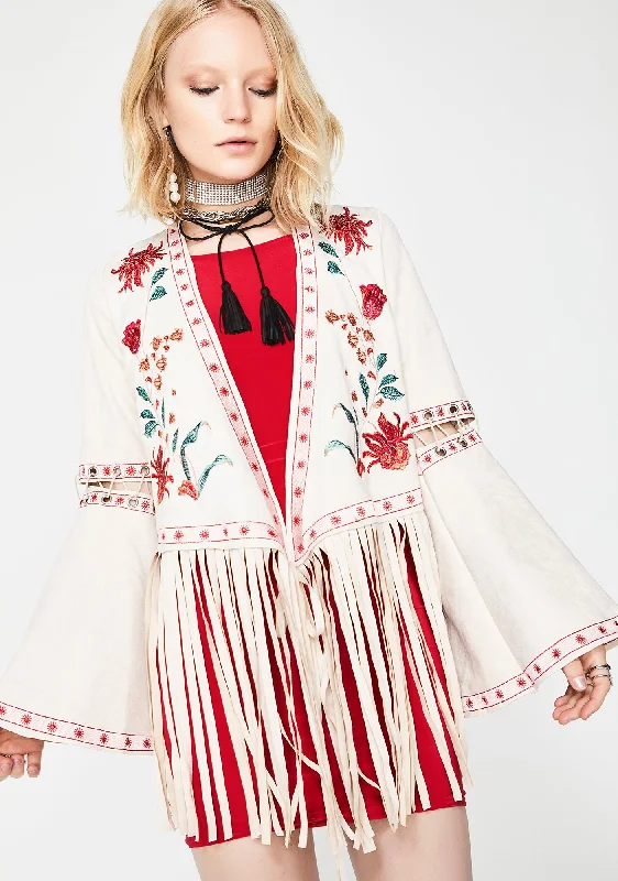 Desert Bloom Embroidered Jacket