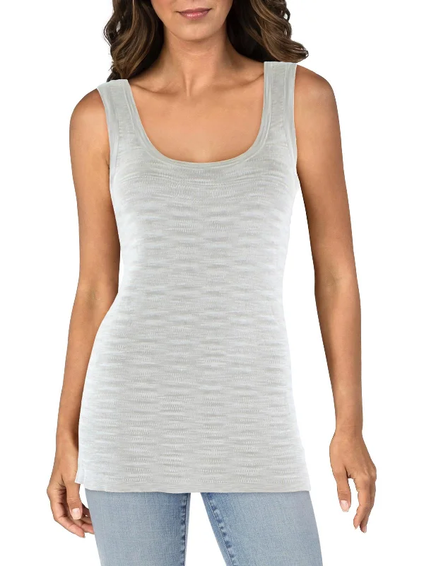 High-Quality Unisex Fashion Basics Chic Trends Unveiled Womens Space Dye Tank Pullover Top