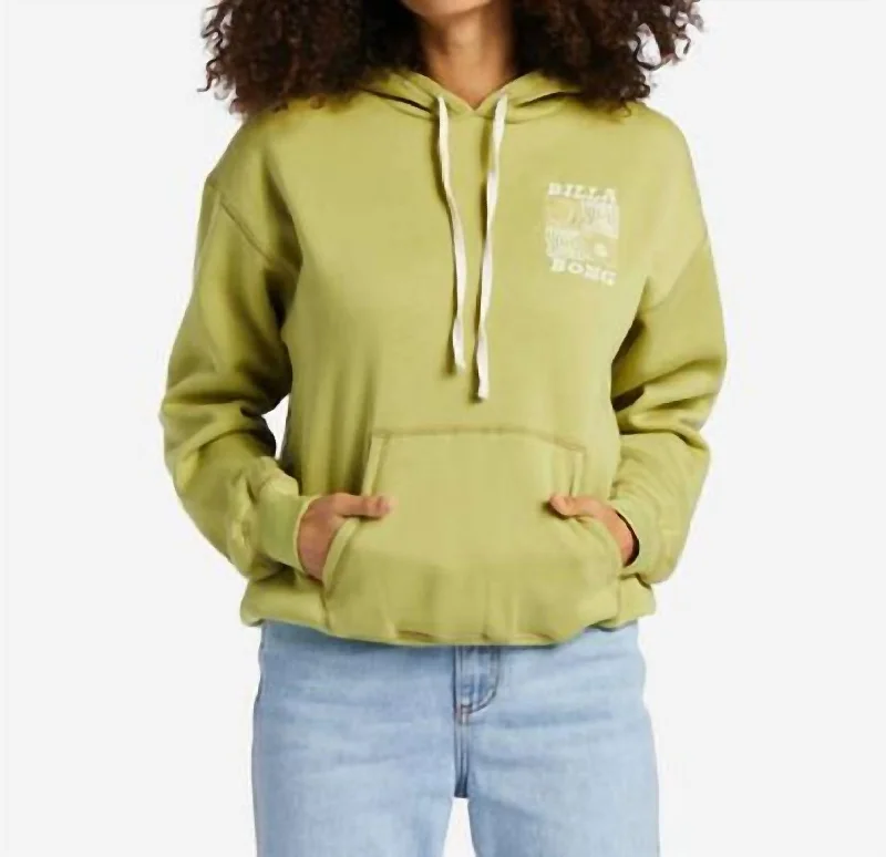 Contemporary Gender-Free Clothing Styles Ride The Style Wave Cosmic Moon Pullover In Kiwi Contemporary Gender-Free Clothing Styles Ride The Style Wave Cosmic Moon Pullover In Kiwi