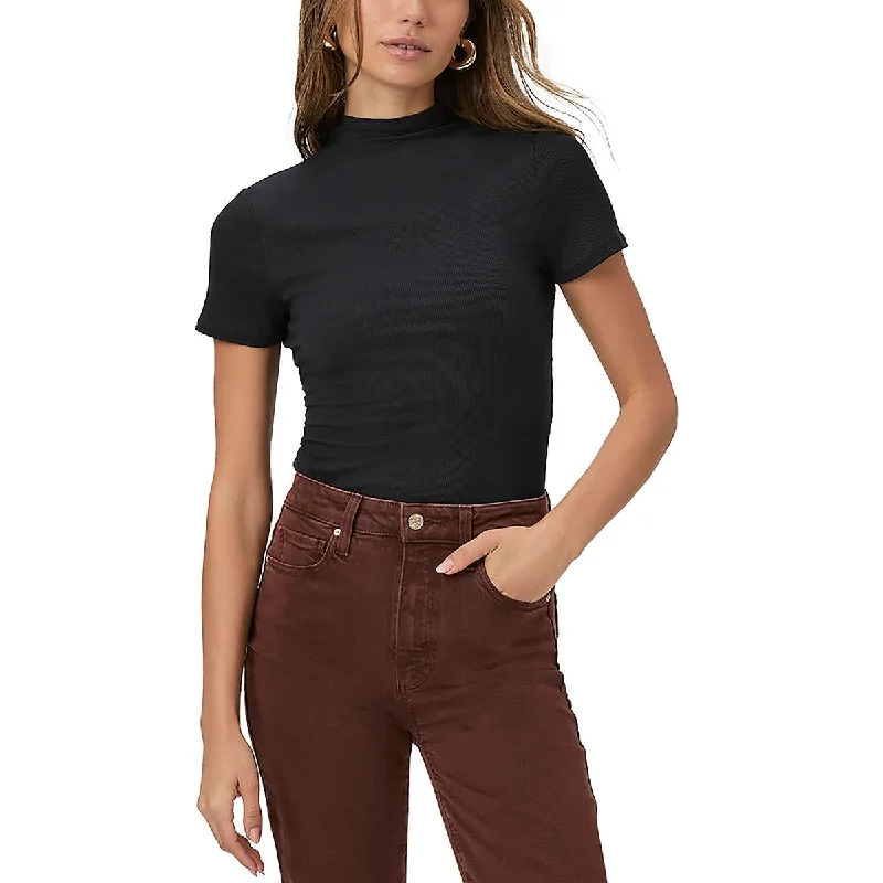 Classic And Timeless Gender-Neutral Fashion Contemporary Fashion Sale Womens Ribbed Mock Neck Pullover Top Classic And Timeless Gender-Neutral Fashion Contemporary Fashion Sale Womens Ribbed Mock Neck Pullover Top