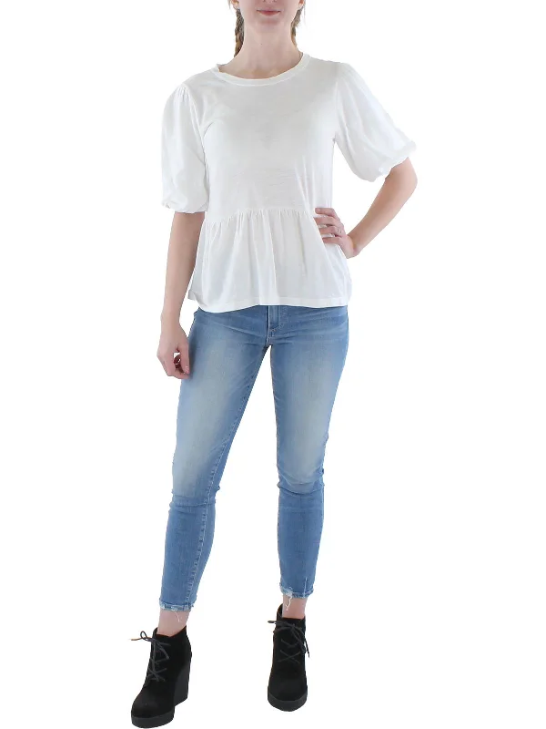 Breathable And Lightweight Unisex Wear Best Deals Of The Season Womens Cotton Ruffled Trim Pullover Top Breathable And Lightweight Unisex Wear Best Deals Of The Season Womens Cotton Ruffled Trim Pullover Top