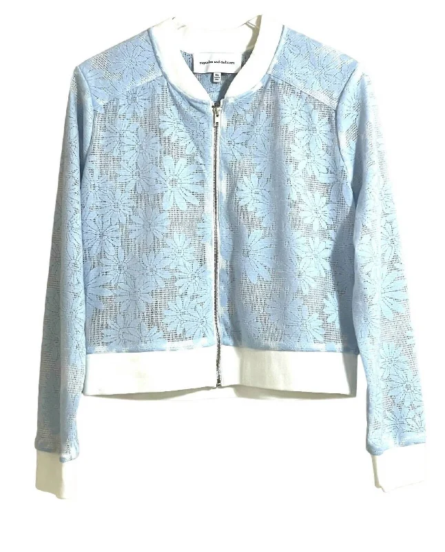 Women's Audrie Jacket In Blue/white