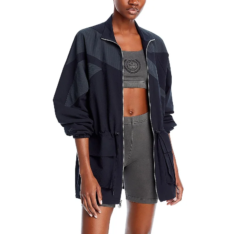 Stylish Women's Garments For Holidays Comfort Meets Fashion Womens Drawstring Outerwear Windbreaker Jacket Stylish Women's Garments For Holidays Comfort Meets Fashion Womens Drawstring Outerwear Windbreaker Jacket