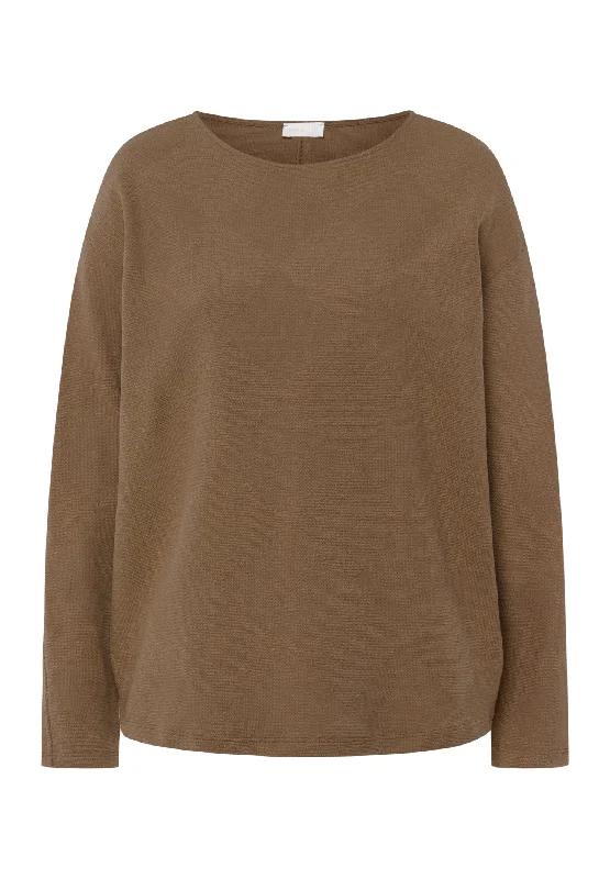 Oversized Unisex Fashion Pieces Mega Sale Pure Comfort Woven Cotton Pullover | Walnut 78678-2821 Oversized Unisex Fashion Pieces Mega Sale Pure Comfort Woven Cotton Pullover | Walnut 78678-2821