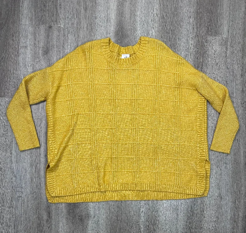 Sweater By Cabi In Yellow, Size: Xs