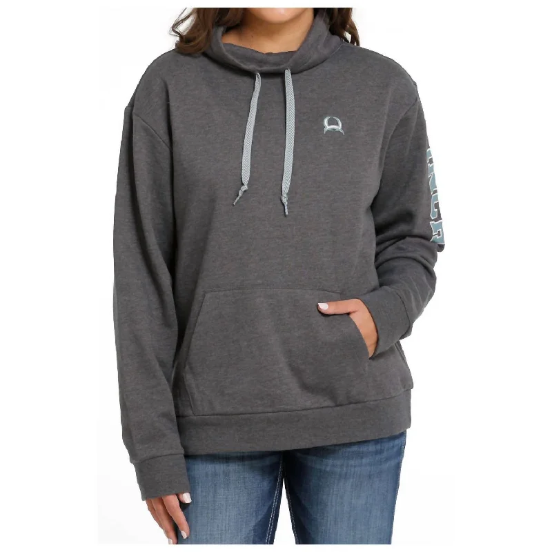 Oversized Unisex Apparel For Effortless Style Seize Bargains Funnel Neck Pullover Sweatshirt In Grey Oversized Unisex Apparel For Effortless Style Seize Bargains Funnel Neck Pullover Sweatshirt In Grey