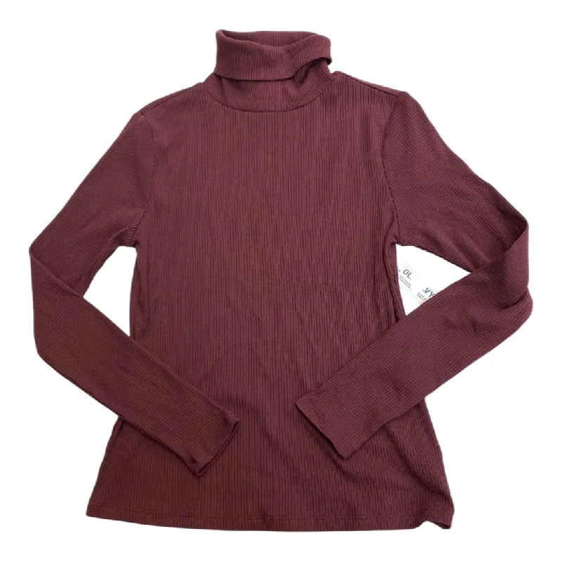 Top Long Sleeve By Old Navy In Purple, Size: S