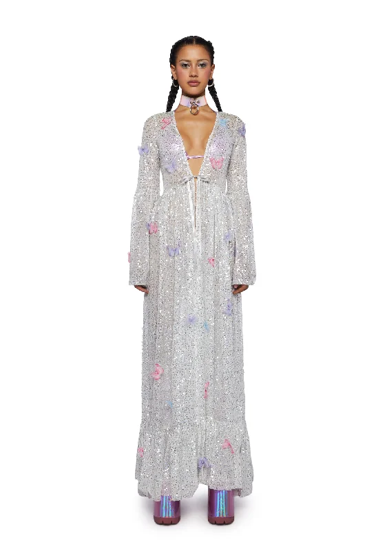 Electric Daze Sequin Duster - Butterfly Supreme