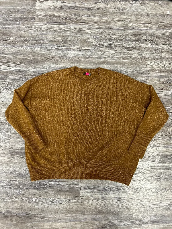 Sweater By Vince Camuto In Brown, Size: S