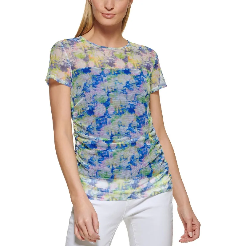 Versatile Clothing For All Genders Absurdly Cheap Sale Womens Sheer Mesh Top Printed Pullover Top Versatile Clothing For All Genders Absurdly Cheap Sale Womens Sheer Mesh Top Printed Pullover Top
