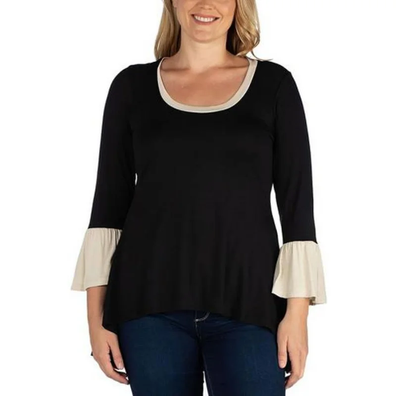 High-Quality Unisex Basics For All Occasions Affordable Trendy Fashion Plus Womens Mixed-Media Crewneck Pullover Top High-Quality Unisex Basics For All Occasions Affordable Trendy Fashion Plus Womens Mixed-Media Crewneck Pullover Top