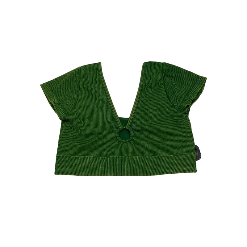 Green Top Short Sleeve Aerie, Size L