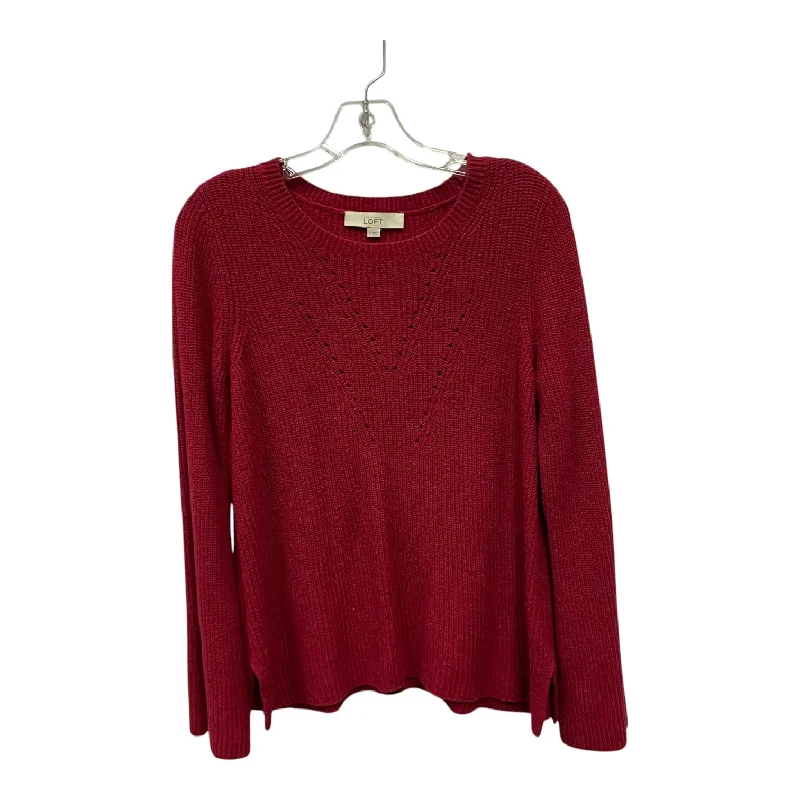 Sweater By Loft In Red, Size:M