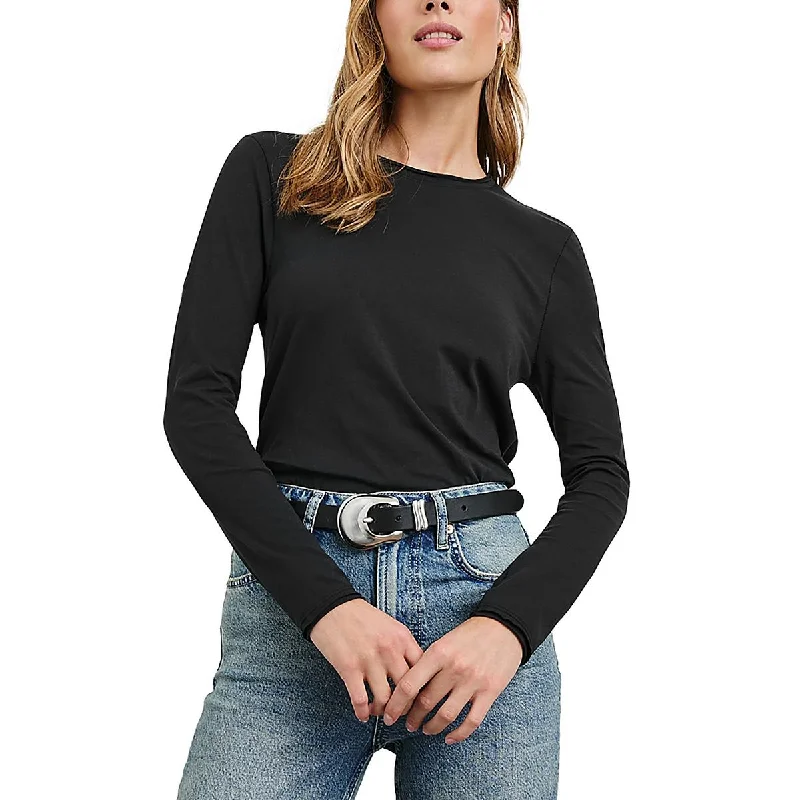 Elegant And Minimal Gender-Free Clothing Season Sale Womens Organic Cotton Crewneck Pullover Top