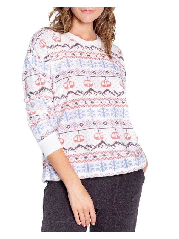 Functional And Stylish Unisex Outerwear Special Offers Womens Crewneck Snowflakes Pullover Top Functional And Stylish Unisex Outerwear Special Offers Womens Crewneck Snowflakes Pullover Top
