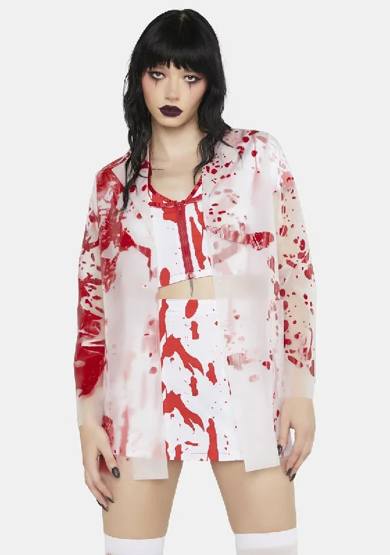 Nurse Of Death Bloody Lab Coat