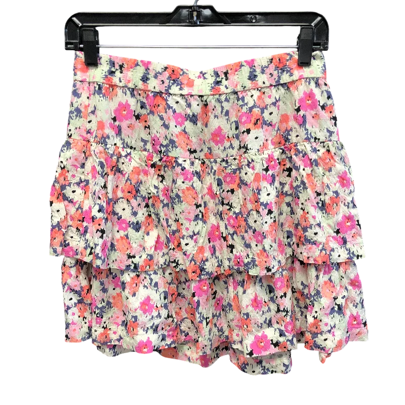 Skirt Mini & Short By Universal Thread In Multi-colored, Size: S