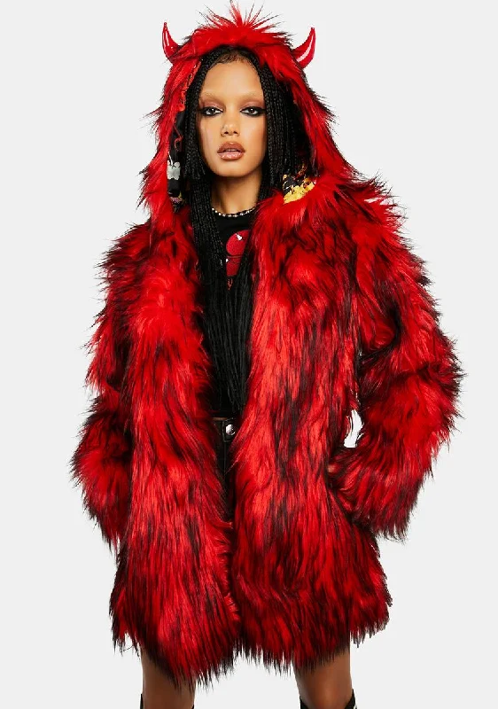 Women's Resort Garments Effortless Style, Endless Impact Mischief Maker Faux Fur Coat Women's Resort Garments Effortless Style, Endless Impact Mischief Maker Faux Fur Coat