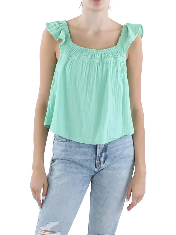 Soft And Breathable Unisex Loungewear Street Style Discounts Juniors Womens Cotton Ruffle Strap Pullover Top Soft And Breathable Unisex Loungewear Street Style Discounts Juniors Womens Cotton Ruffle Strap Pullover Top