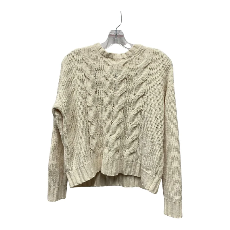 Sweater By American Eagle In Cream, Size:S