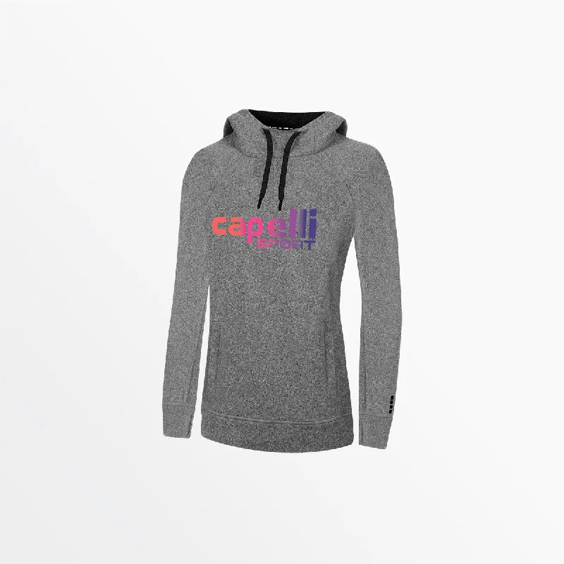 Contemporary Gender-Free Clothing Styles Limited Time Flash Sale WOMEN'S LOGO HEATHER PULLOVER HOODIE Contemporary Gender-Free Clothing Styles Limited Time Flash Sale WOMEN'S LOGO HEATHER PULLOVER HOODIE