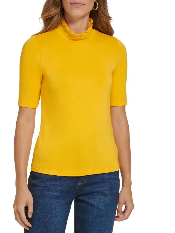 Versatile Gender-Free Wardrobe Essentials Fashion Forward Womens Scalloped Mock Neck Pullover Top Versatile Gender-Free Wardrobe Essentials Fashion Forward Womens Scalloped Mock Neck Pullover Top