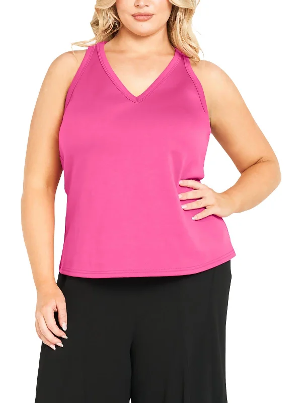 Oversized Unisex Fashion Pieces Get The Latest Trends Womens Tank V Neck Pullover Top