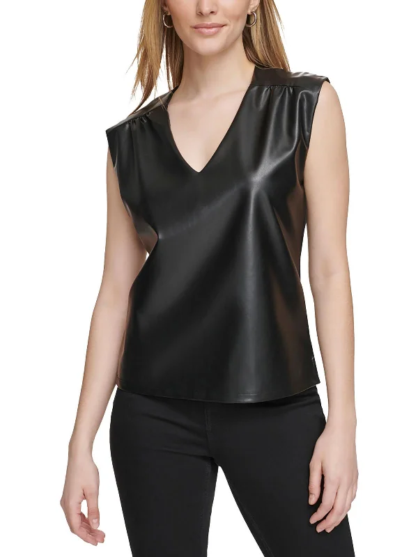 Classic Unisex Fashion Looks New Styles Just In Womens V Neck Pullover Shell