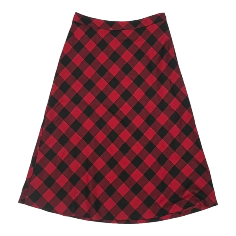 Skirt Midi By Talbots In Plaid Pattern, Size:0P