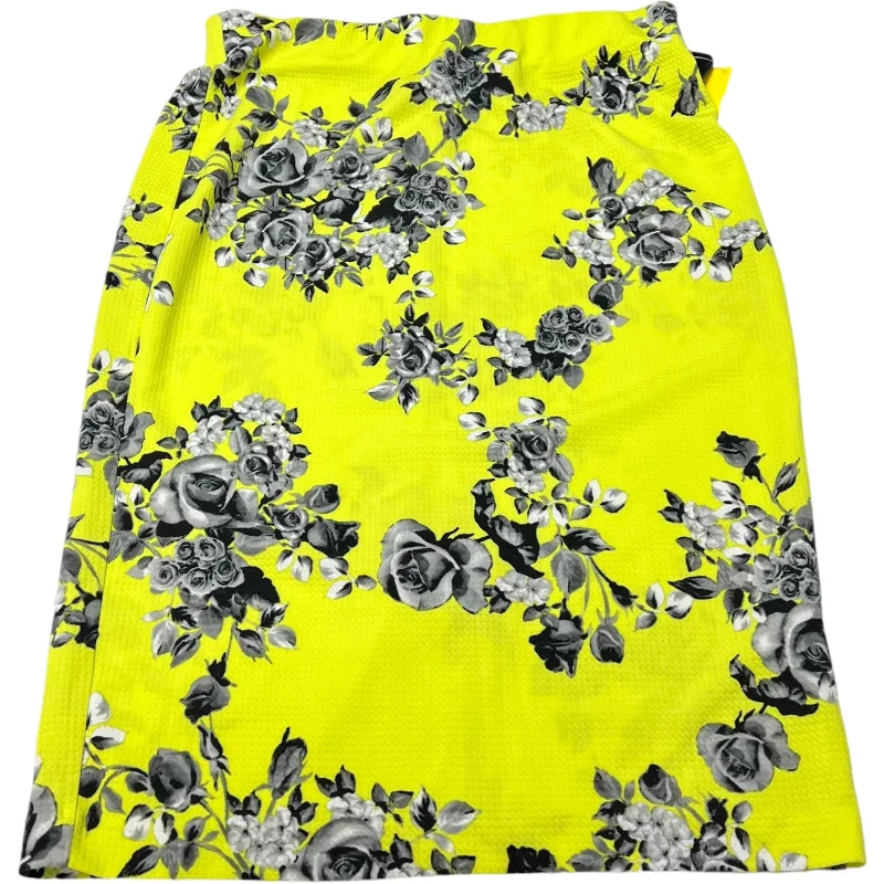 Skirt Midi By Eci In Yellow, Size: M