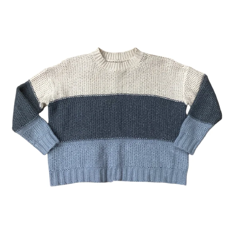 Sweater By Wishlist In Grey & Tan, Size: M