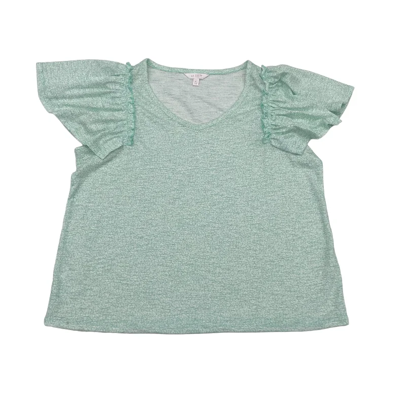 GREEN TOP SS by LC LAUREN CONRAD Size:XL