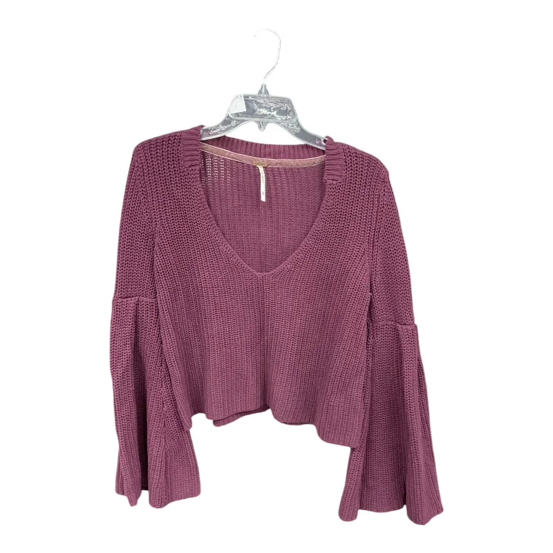 Sweater By Free People In Purple, Size: Xs